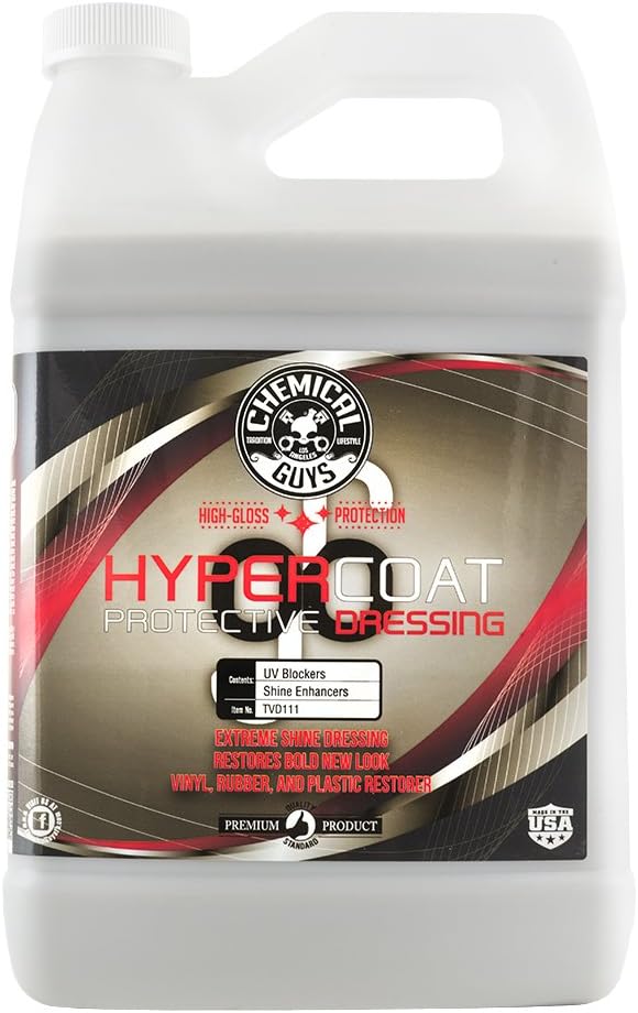 Chemical Guys G6 HyperCoat High Gloss Protectant Dressing, For Vinyl, Rubber, Plastic, Tires and Trim, Gloss Dressing Restores Shine & Protection for Cars, Trucks, Motorcycles, SUVs and RVs, 16 oz