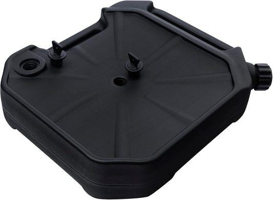 XFMT Oil Drain Pan 10 Quart Low Profile Oil Drain Container for Oil Change, Panel Groove Design, with Portable Handle & Sealing Caps, Universal Fit For Motorcycle Car ATV