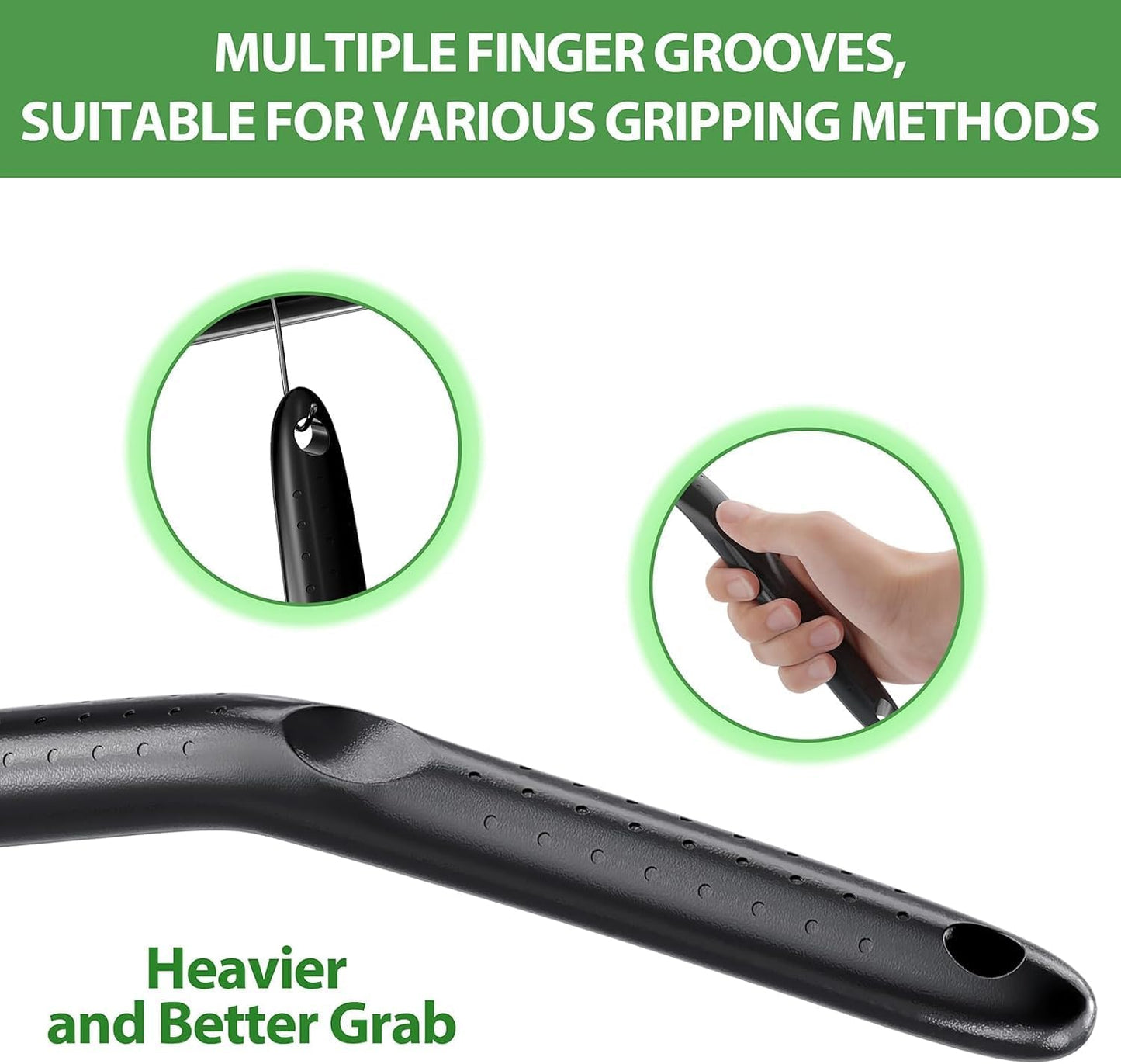 desin Car Windshield Cleaning Tool, Windshield Cleaner with 5 Washable and Reusable Microfiber Pads and Extendable Handle, for Auto Glass Wiper (Green)