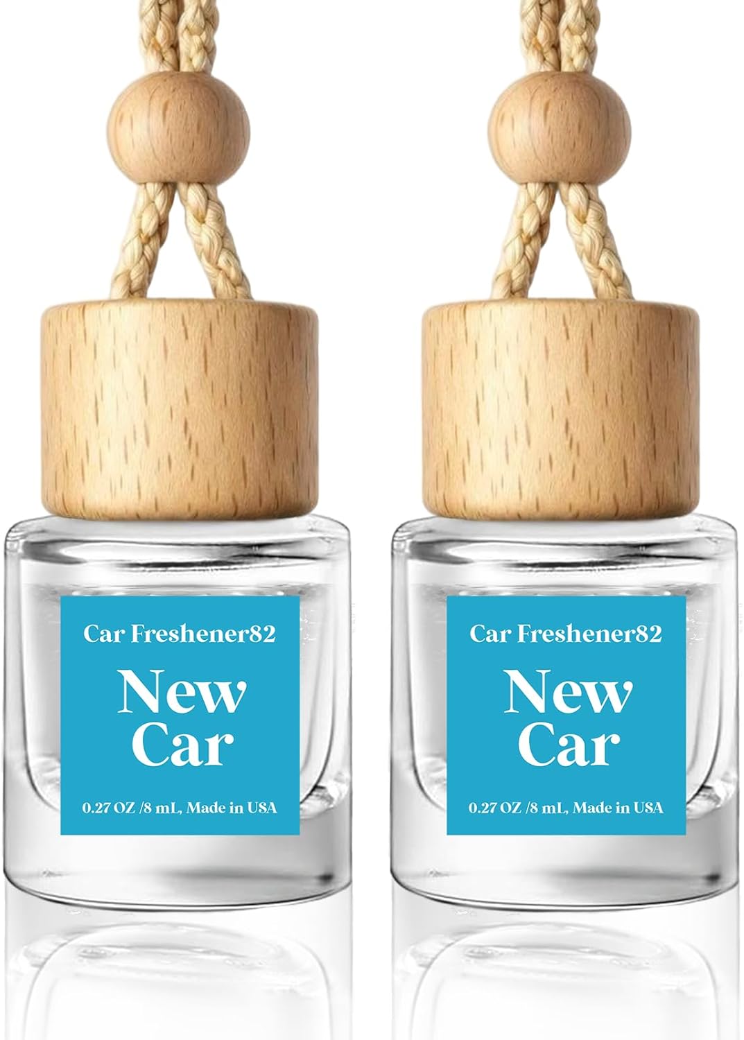 HoogaLife Car Air Freshener Diffuser 2 Pack Hanging Air Freshener Diffuser - Vanilla Cream Fragrance Oil Air D iffuser for Car, 45+ days Long Lasting Fragrance Made in USA C ar Air Fresheners (V54)