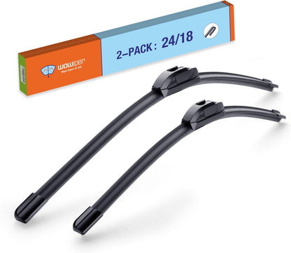 Wiper Blades 26" + 16" Automotive Replacement Windshield Wiper Blades for My Car Premium All-Seasons OE Quality Wipers for Front Windshield(Set of 2)