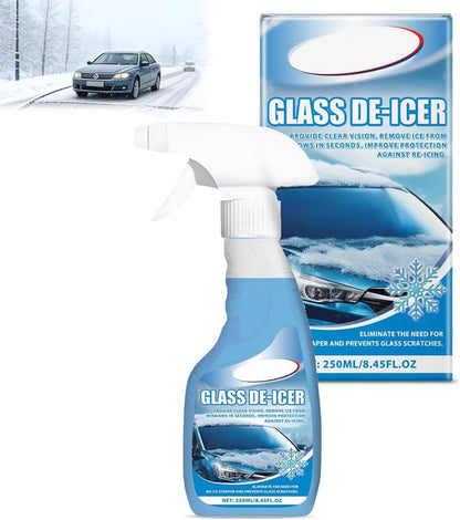 Glass DE-ICER, De-Icer for Car Windshield Defroster, Window Snow Spray, Window Defroster, Windshield deicer Sprayer Ideal for Car Windscreens, Winter Essentials