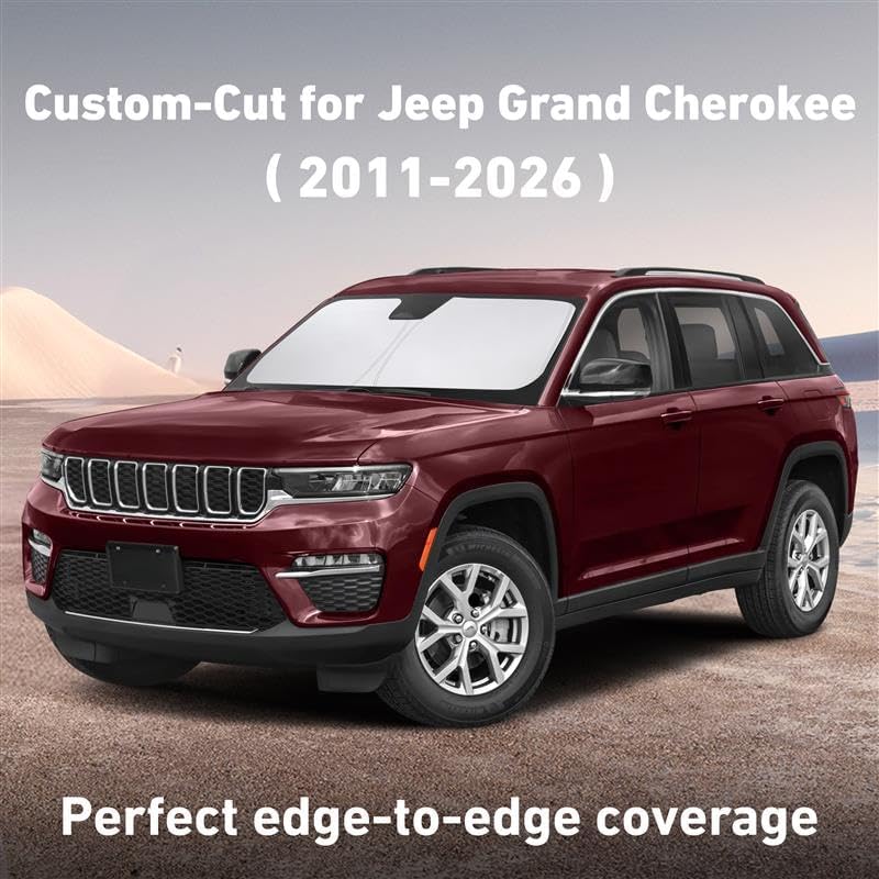 EcoNour Car Windshield Sun Shade | 2025 Upgraded Innovative No-Light-Pass Technology for Maximum Coverage | Foldable Sun Shade Keeps Your Vehicle Cool | Must-Have Car Accessories | Small (59" x 29") - Colors J