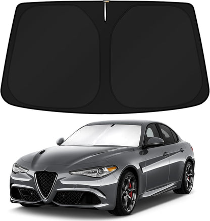 KUST Windshield Sun Shade for Toyota RAV4 2019-2022 2023 2024 2025 2026 Window Accessories Shade Sun Visor Cover Foldable Block UV Rays - Colors F