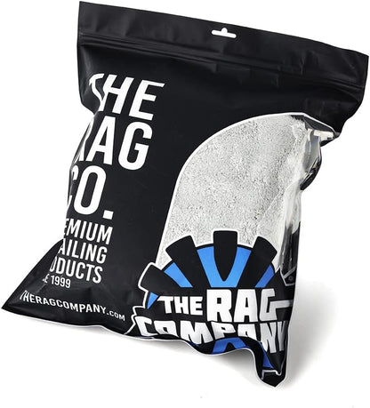 The Rag Company - Eagle Edgeless 500 (4-Pack) Professional Korean 70/30 Blend Super Plush Microfiber Detailing Towels, 500GSM, 16in x 16in, Blue