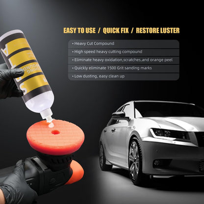 Mix Polishing Compound, SPTA 4.06oz (120ml) Polishing Compound Car Scratch & Swirl Remover Rubbing Compound & Finishing Polish Buffing Compound Swirl Remover for Cars Automotive Paint Correction