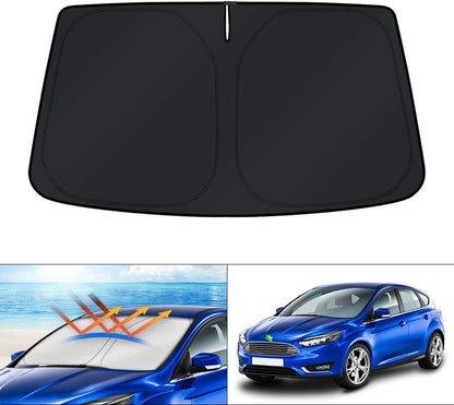 KUST Windshield Sun Shade for Toyota RAV4 2019-2022 2023 2024 2025 2026 Window Accessories Shade Sun Visor Cover Foldable Block UV Rays - Colors C