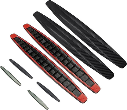 Anti-Collision Patch Car Bumper Guard Strip Anti-Scratch Bumper Protector Trim Universal Rear Bumper Protector Car Door Edge Guards Car Side Door Edge Guards Protector (Black-4Pack)