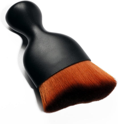 AOCISKA Car Interior Detailing Brush,Soft Bristle Cleaning Brush Car Detailing Brush Dusting Brush,Car Interior Cleaning Tool,Auto Detail Brush Car Dash Duster Brush (Black)