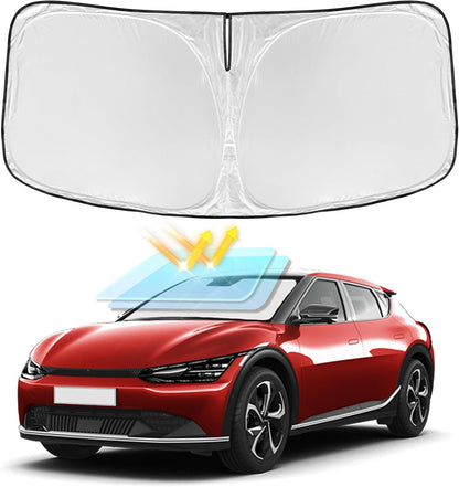 for Toyota Tacoma 2016-2023 2024 2025 2026 Sun Shade Sunshade Windshield Cover - 4 Layers Front Window Shade Custom Fit Tacoma 2Dr 4Dr Pickup Sun Visor 240T Shade Blocks UV Rays Car Accessories - Colors D