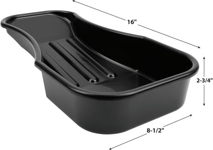 Performance Tool W4071 Black Oil Drain Pan (4.5 gallon)