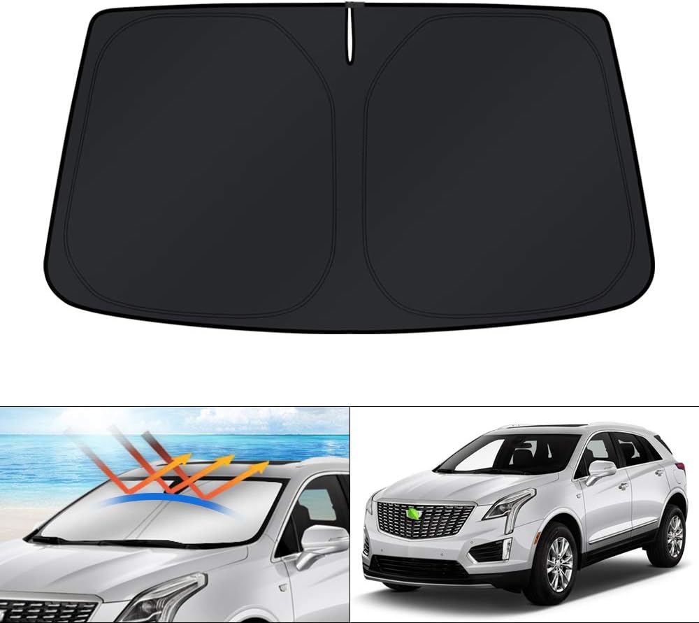KUST Windshield Sun Shade for Toyota RAV4 2019-2022 2023 2024 2025 2026 Window Accessories Shade Sun Visor Cover Foldable Block UV Rays - Colors D