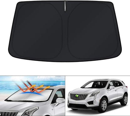 KUST Windshield Sun Shade for Toyota RAV4 2019-2022 2023 2024 2025 2026 Window Accessories Shade Sun Visor Cover Foldable Block UV Rays - Colors D