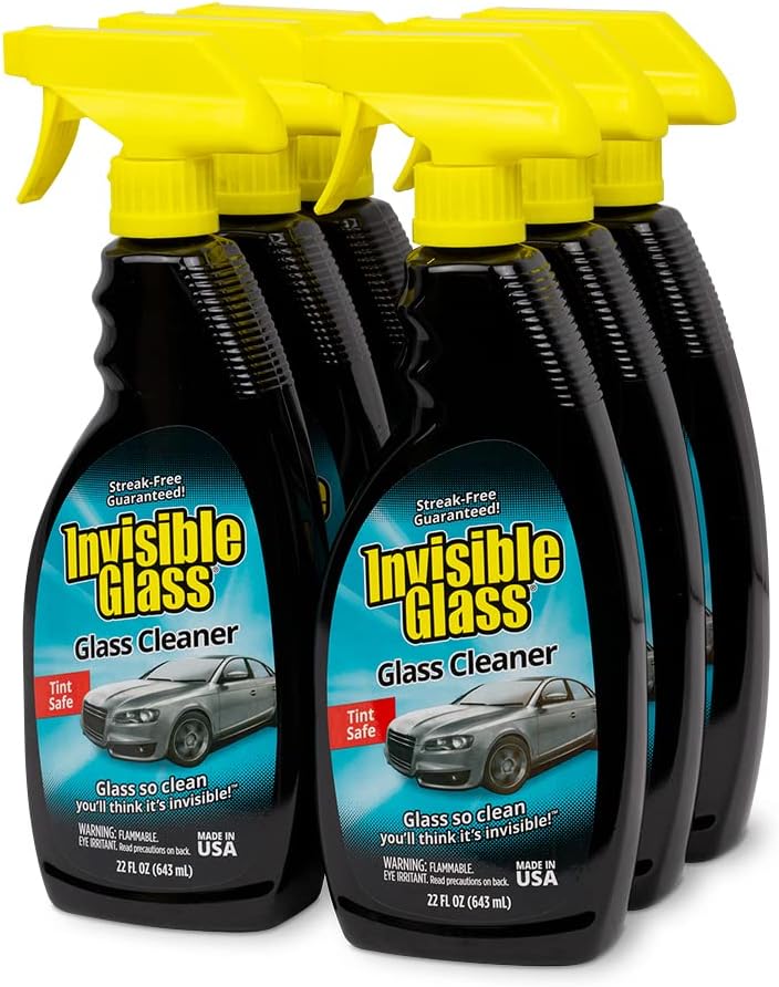 Invisible Glass 92164-2PK Premium Glass Cleaner Spray for Car Windshields and Windows, Automotive and Home Window Cleaner, Streak-Free, Ammonia-Free, Tint-Safe – 22 fl oz (Pack of 2)
