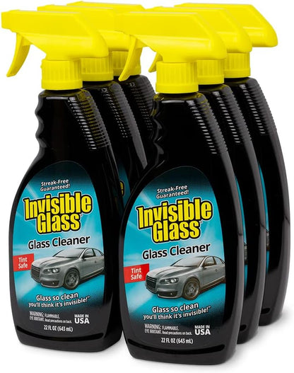 Invisible Glass 92164-2PK Premium Glass Cleaner Spray for Car Windshields and Windows, Automotive and Home Window Cleaner, Streak-Free, Ammonia-Free, Tint-Safe – 22 fl oz (Pack of 2)