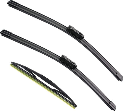 3 Factory Wiper Blade Replacement for Subaru Impreza 2017-2020 2021 2022 2023 Crosstrek 2018-2021 2022 2023 Original Equipment Windshield Wiper Blades Set - 26"/16"/12"(Set of 3) Top Lock - Colors A