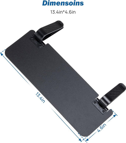 JOYTUTUS Sun Visor Extender for Cars, Polarized Sun Visor Extender Universal Sun Blocker UV400, Adjustable Visor Extension for Car Visor,Double-Clip,Anti Glare Stray Light