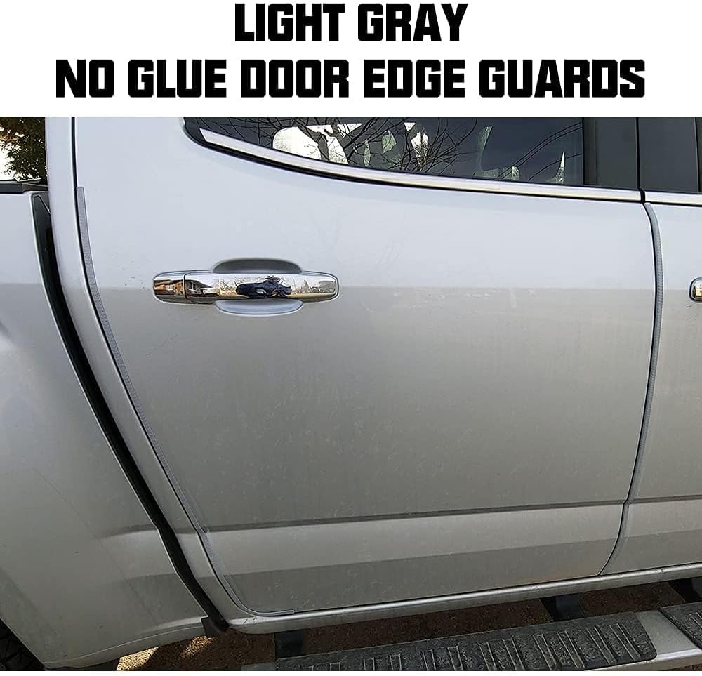 Winunite 32.8ft (10m) Car Door Edge Guards Black – Rubber, No Glue, U-Shaped, Built-in Metal Clips, Fits Most Vehicles, Fade-Resistant, Scratch- and Chip-Resistant – Reduces Dings in Parking Lots