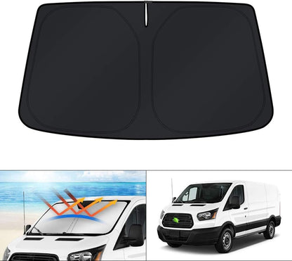 KUST Windshield Sun Shade for Toyota RAV4 2019-2022 2023 2024 2025 2026 Window Accessories Shade Sun Visor Cover Foldable Block UV Rays - Colors C