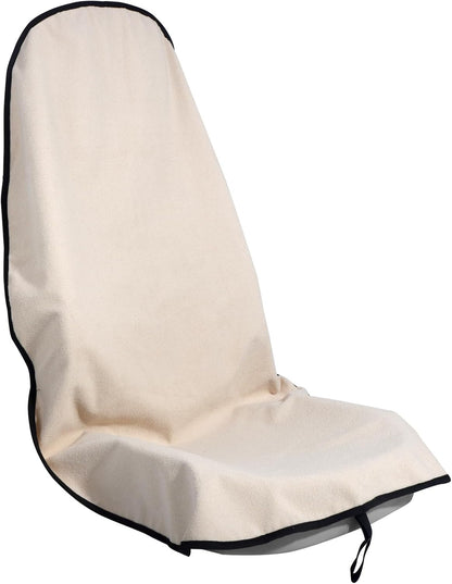 Car Seat Cover Protector Front Seats,for Gym Workout,Running,Swimming,Beach and Hiking,Waterproof Sweat Towel Bucket Seat Covers for Cars SUV Trucks (Black, 1Pcs)