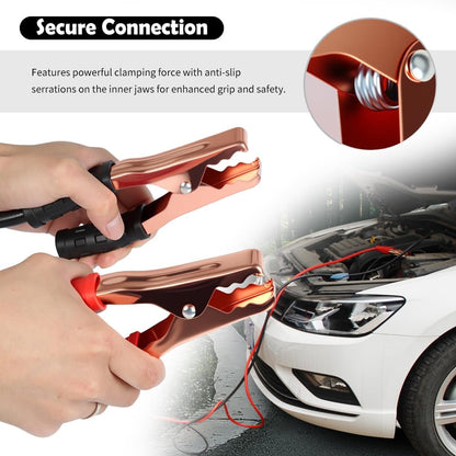 67" 150A Car Jumper Cables Heavy Duty,Automotive Battery Jumper Cables with Anti-Slip Alligator Clips,Essential Jumpers Cable Kit as Emergency Roadside Assistance Tool