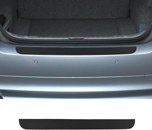 Craedli Car Rear Bumper Protector, 36" x 2.9" Anti Scratch Anti Collision Trunk Door Edge Guard, Non Slip Self Adhesive Automotive Exterior Protection Strip Accessories for Most Cars(36IN)