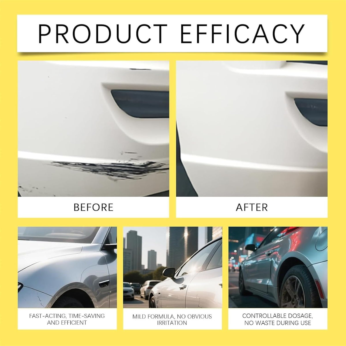 Nanopolix Cloth, Scratch Remover, Car Scratch Remover Kit with Cloth, Quick Repair Deep Scratches & Restore Shine in 60 Seconds for All Car Types (1Pcs)