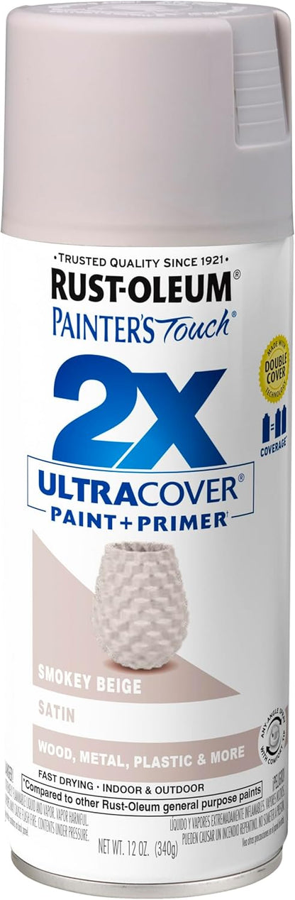 Rust-Oleum 334029 Painter's Touch 2X Ultra Cover Spray Paint, 12 oz, Gloss Clear - Colors E