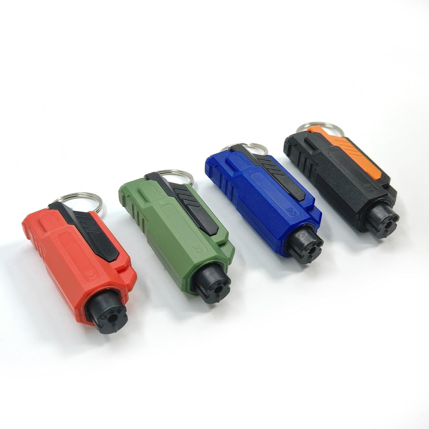4PCS Car Window Breaker Seatbelt Cutter, Portable 2 in 1 Seatbelt Cutter and Window Glass Breaker Keychain Emergency Escape Tool for Cars