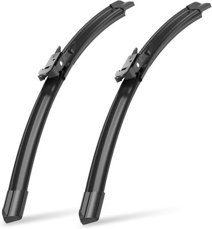 Raidbee® 26"+26" Windshield Wiper Blades Replacement for Ford Fusion 2013 2014 2015 2016 2017 2018 2019 2020 Genuine OEM Quality 2 Pack - Colors A