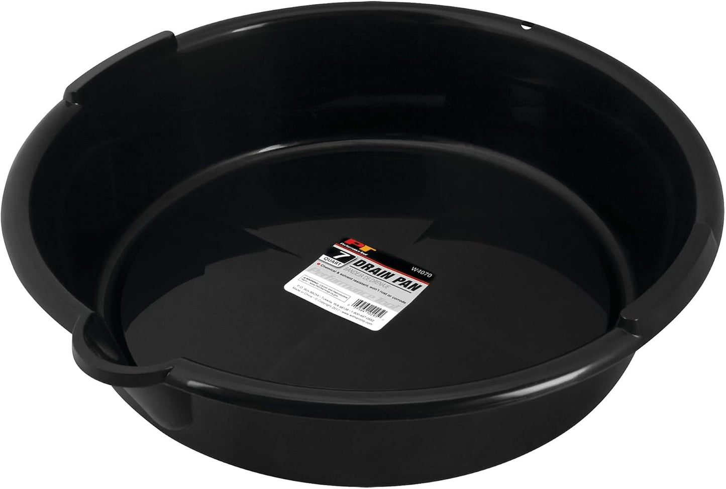 Performance Tool W4071 Black Oil Drain Pan (4.5 gallon)