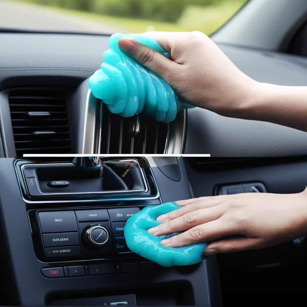 HQ+ Car Cleaning Gel Dust Cleaning Gel for Car Car Cleaning Gel Putty Reusable,Auto Detailing Tools Accessories,Essential Tools for Car Interior Cleaning.