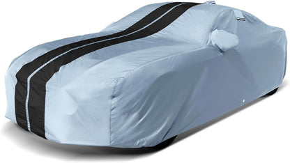 iCarCover 15-Layer Car Cover Waterproof All Weather | Premium Quality Car Covers for Automobiles, UV Protection, El Camino, Impala, Bel Air, Monte Carlo, Galaxie, Charger, Size C21 (See Size Chart) - Colors A