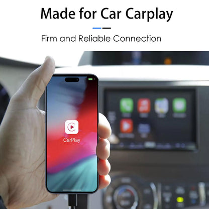 Car Carplay Cable for iPhone 17/16/15, USB A to USB C Cable Compatible for iPhone 17/16,17Air, 17/16/15 Pro Max,17E/16E/Plus, iPad 10th/11 Gen,iPad Pro 12.9,Air 5th/4th Charger Cord,Car Charging Cable