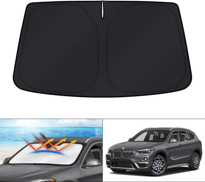 KUST Windshield Sun Shade for Toyota RAV4 2019-2022 2023 2024 2025 2026 Window Accessories Shade Sun Visor Cover Foldable Block UV Rays - Colors A