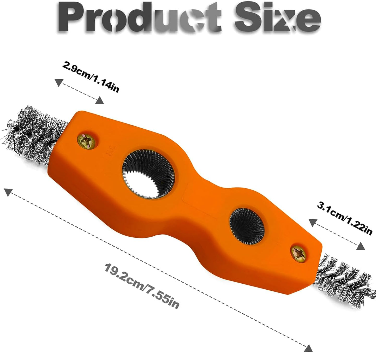 4 in 1 Car Battery Cleaning Brush,Anti-Corrosion Battery Terminals,Copper Pipes Cleaner Brush Tool,Universal for Automotive and Marine for Plumbing Installation Soldering Brazing