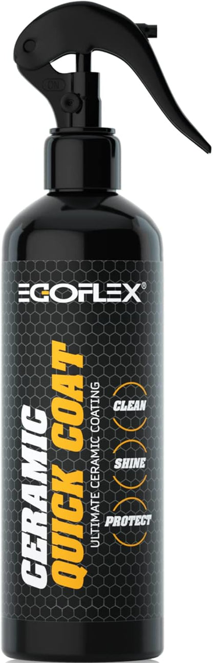 Ceramic Coating for Cars Wax & Polish Detailing Spray - Automotive Clean Shine Protect Paint Sealant Waterless Wash Hydrophobic SiO2 Top Clear Coat for Car, SUV, Motorcycle, RV, Boat, Yacht 8oz