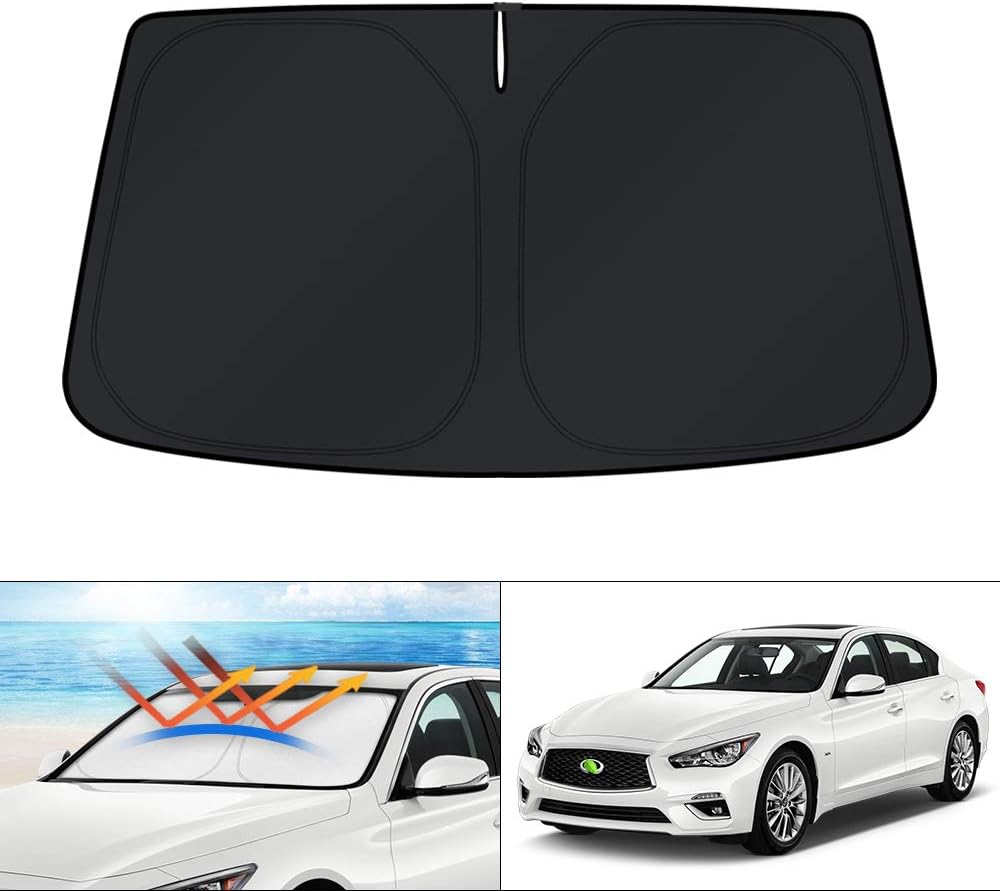 KUST Windshield Sun Shade for Toyota RAV4 2019-2022 2023 2024 2025 2026 Window Accessories Shade Sun Visor Cover Foldable Block UV Rays - Colors A