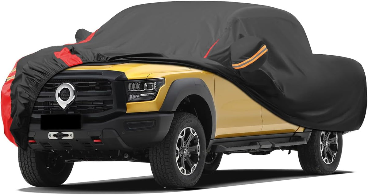 Car Cover Outdoor Automobiles Waterproof All Weater Truck Cover for Chevy Silverado, GMC Sierra, Ford F150/F 150 Heavy Duty Outdoor Pickup Cover Snow Uv Sun Protection