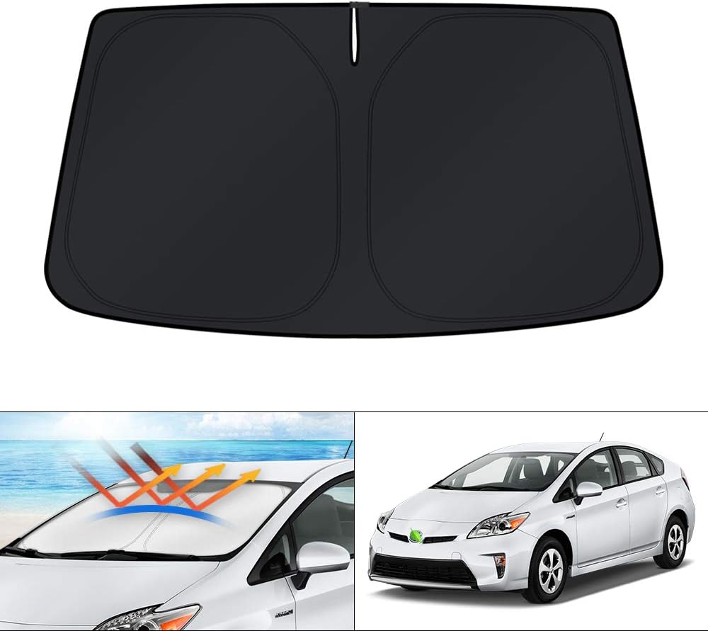 KUST Windshield Sun Shade for Toyota RAV4 2019-2022 2023 2024 2025 2026 Window Accessories Shade Sun Visor Cover Foldable Block UV Rays - Colors B