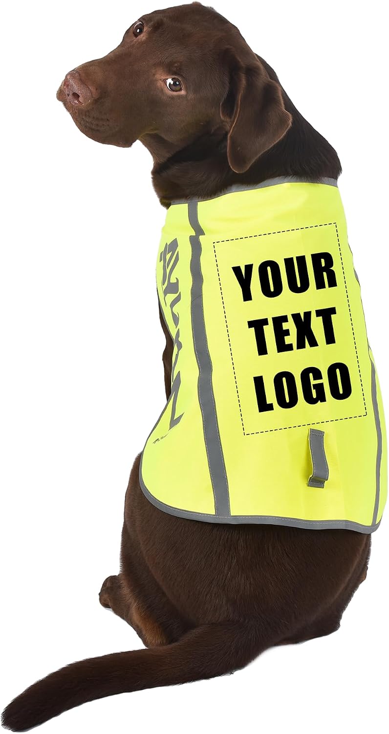 Pink Reflective Dog Vest for Large Breeds,High Visibility Dog Safety Vest Harness with Removable Bell Keep Safe from Hunting, Training & Cars Accidents