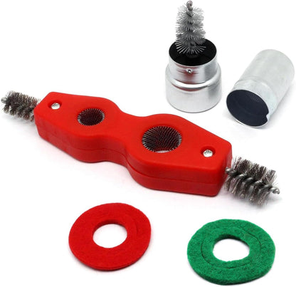 Battery Terminal Cleaner Kit, Battery Terminal Brush & 4 in 1 Copper Tubing Brush & 2pcs Anti-Corrosion Fiber Washers