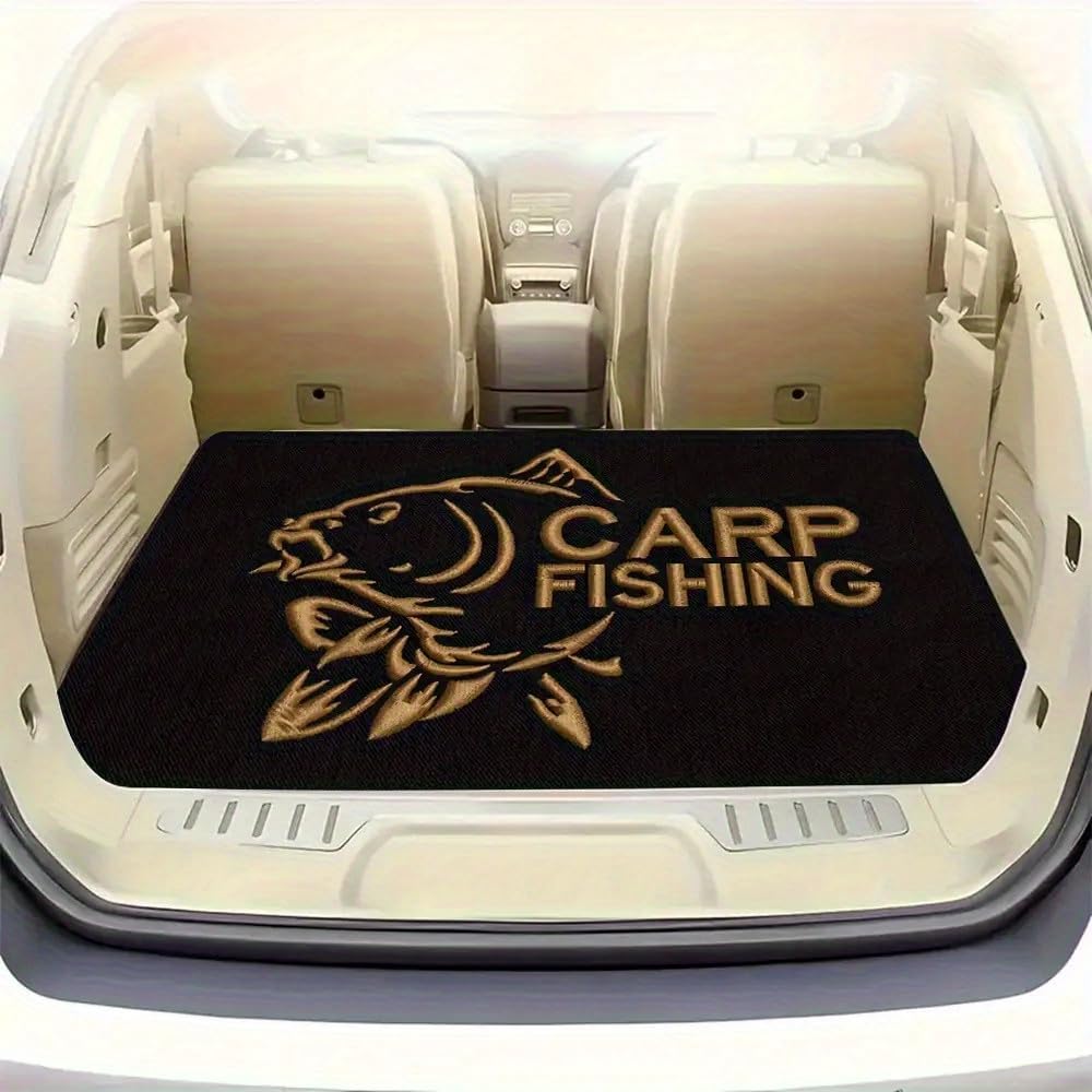 Universal Car Trunk Mat 29" x 39",Purple Colorful Flowers All Weather Trunk Protection Cargo Liner, Durable Cargo Mat Rear Trunk Liner,Stylish Vehicle Interior Accessories Suitable for Most Car Models