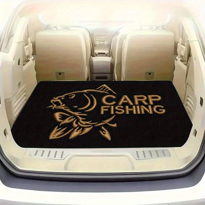 Universal Car Trunk Mat 29" x 39",Purple Colorful Flowers All Weather Trunk Protection Cargo Liner, Durable Cargo Mat Rear Trunk Liner,Stylish Vehicle Interior Accessories Suitable for Most Car Models