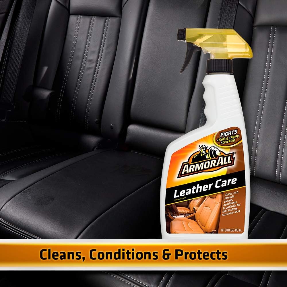 Armor All Car Leather Conditioner Gel, Interior Cleaner for Cars, Trucks and Motorcycles, 18 Fl Oz