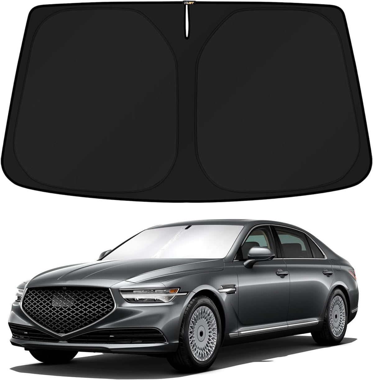 KUST Windshield Sun Shade for Toyota RAV4 2019-2022 2023 2024 2025 2026 Window Accessories Shade Sun Visor Cover Foldable Block UV Rays - Colors G