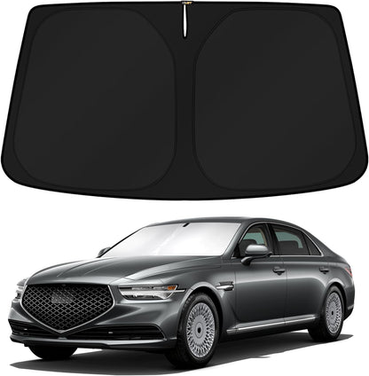 KUST Windshield Sun Shade for Toyota RAV4 2019-2022 2023 2024 2025 2026 Window Accessories Shade Sun Visor Cover Foldable Block UV Rays - Colors G