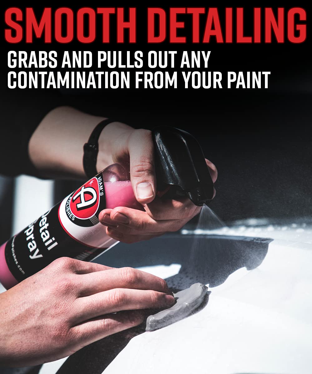 Adam's Polishes Fine Grade Clay Bar - Removes Debris & Dirt from Vehicle for Paint, Glass, Trim, Wheels | Add Shine, Gloss & Restore Depth of Color