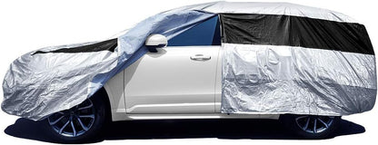 Titan Premium Multi-Layer PEVA Car Cover for Compact SUV 170-187". Waterproof, UV Protection, Anti-Scratch Protective Lining, Driver-Side Zippered Opening. Fits Rav4, Rogue, CR-V and More.