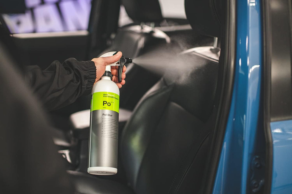 KOCHCHEMIE - Pol Star - Textile, Leather & Suede Cleaner; Natural Cleaner, Protection Formula; No Water Marks (1 Liter)
